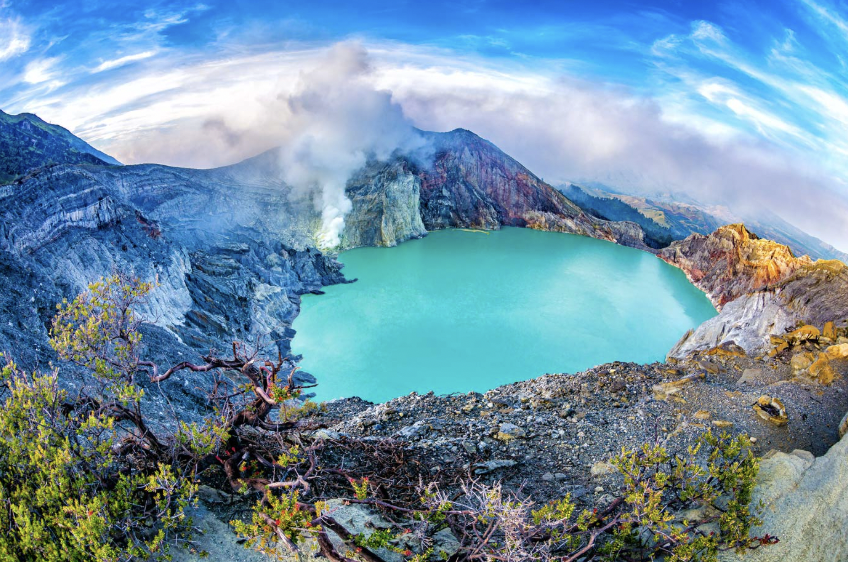 Les flammes bleues d'Ijen
